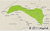 Physical 3D Map of S.Sebast.D'toca, shaded relief outside