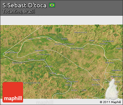 Satellite 3D Map of S.Sebast.D'toca