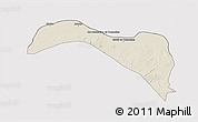 Shaded Relief 3D Map of S.Sebast.D'toca, cropped outside