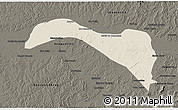 Shaded Relief 3D Map of S.Sebast.D'toca, darken