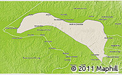 Shaded Relief 3D Map of S.Sebast.D'toca, physical outside