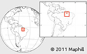 Blank Location Map of S.Sebast.D'toca, within the entire country