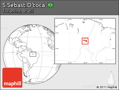 Blank Location Map of S.Sebast.D'toca