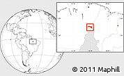 Blank Location Map of S.Sebast.D'toca, highlighted parent region