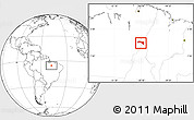 Blank Location Map of S.Sebast.D'toca