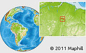 Physical Location Map of S.Sebast.D'toca