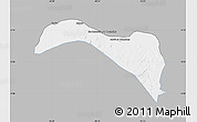 Gray Map of S.Sebast.D'toca, single color outside
