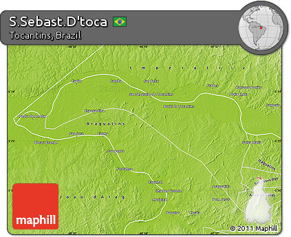 Physical Map of S.Sebast.D'toca