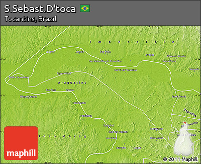Physical Map of S.Sebast.D'toca
