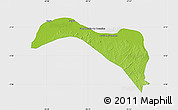 Physical Map of S.Sebast.D'toca, single color outside