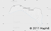 Silver Style Map of S.Sebast.D'toca, single color outside