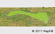 Physical Panoramic Map of S.Sebast.D'toca, satellite outside