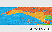 Political Panoramic Map of S.Sebast.D'toca