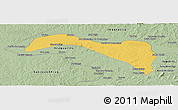 Savanna Style Panoramic Map of S.Sebast.D'toca