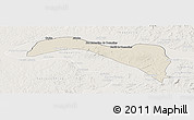 Shaded Relief Panoramic Map of S.Sebast.D'toca, lighten