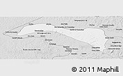 Silver Style Panoramic Map of S.Sebast.D'toca