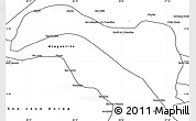 Blank Simple Map of S.Sebast.D'toca