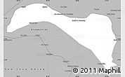 Gray Simple Map of S.Sebast.D'toca
