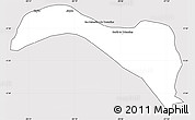 Silver Style Simple Map of S.Sebast.D'toca, cropped outside