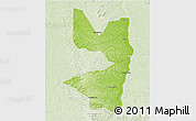 Physical 3D Map of Tocantinopolis, lighten