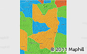 Political 3D Map of Tocantinopolis