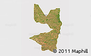 Satellite 3D Map of Tocantinopolis, cropped outside