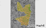 Satellite 3D Map of Tocantinopolis, desaturated