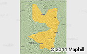 Savanna Style 3D Map of Tocantinopolis