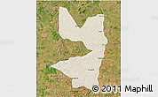 Shaded Relief 3D Map of Tocantinopolis, satellite outside