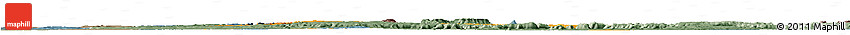 Political Horizon Map of Tocantinopolis, semi-desaturated
