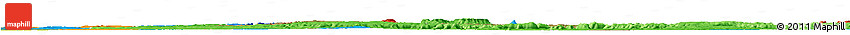 Satellite Horizon Map of Tocantinopolis, political outside
