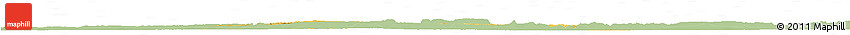 Savanna Style Horizon Map of Tocantinopolis, single color outside