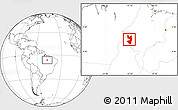Blank Location Map of Tocantinopolis