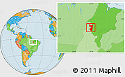 Political Location Map of Tocantinopolis
