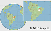 Savanna Style Location Map of Tocantinopolis, highlighted parent region, within the entire country