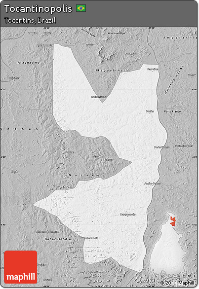 Gray Map of Tocantinopolis