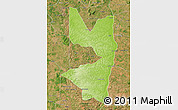 Physical Map of Tocantinopolis, satellite outside