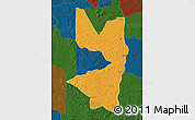 Political Map of Tocantinopolis, darken