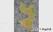 Satellite Map of Tocantinopolis, desaturated