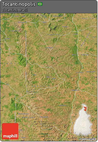 Satellite Map of Tocantinopolis