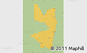 Savanna Style Map of Tocantinopolis, single color outside