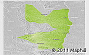 Physical Panoramic Map of Tocantinopolis, lighten, desaturated