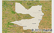 Shaded Relief Panoramic Map of Tocantinopolis, satellite outside