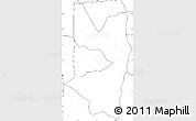 Blank Simple Map of Tocantinopolis, no labels