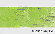 Physical Panoramic Map of Xambioa
