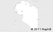 Silver Style Simple Map of Xambioa