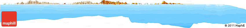 Political Horizon Map of British Virgin Islands, lighten, land only