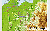 Physical Map of Temburong