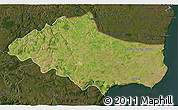 Satellite 3D Map of Dobric, darken