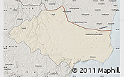 Shaded Relief Map of Dobric, semi-desaturated